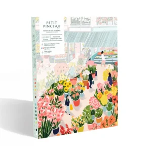 Coffret peinture au numéro -FLOWER MARKET PAR ZAZE ART