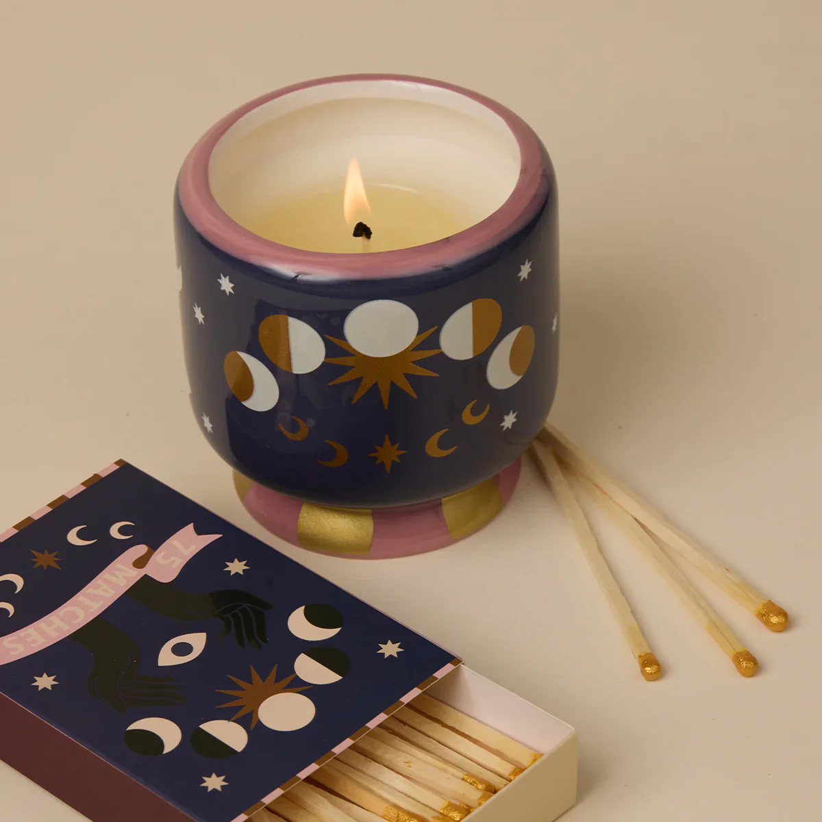 BOUGIE PARFUMÉE ADOPO - JASMINE & ROSE – Image 3