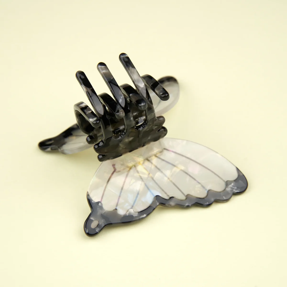 PINCE À CHEVEUX PAPILLON BLANC – Image 4