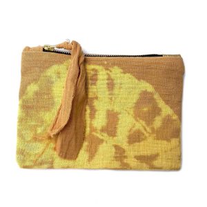 Pochette Small "Tie and Dye" Curry