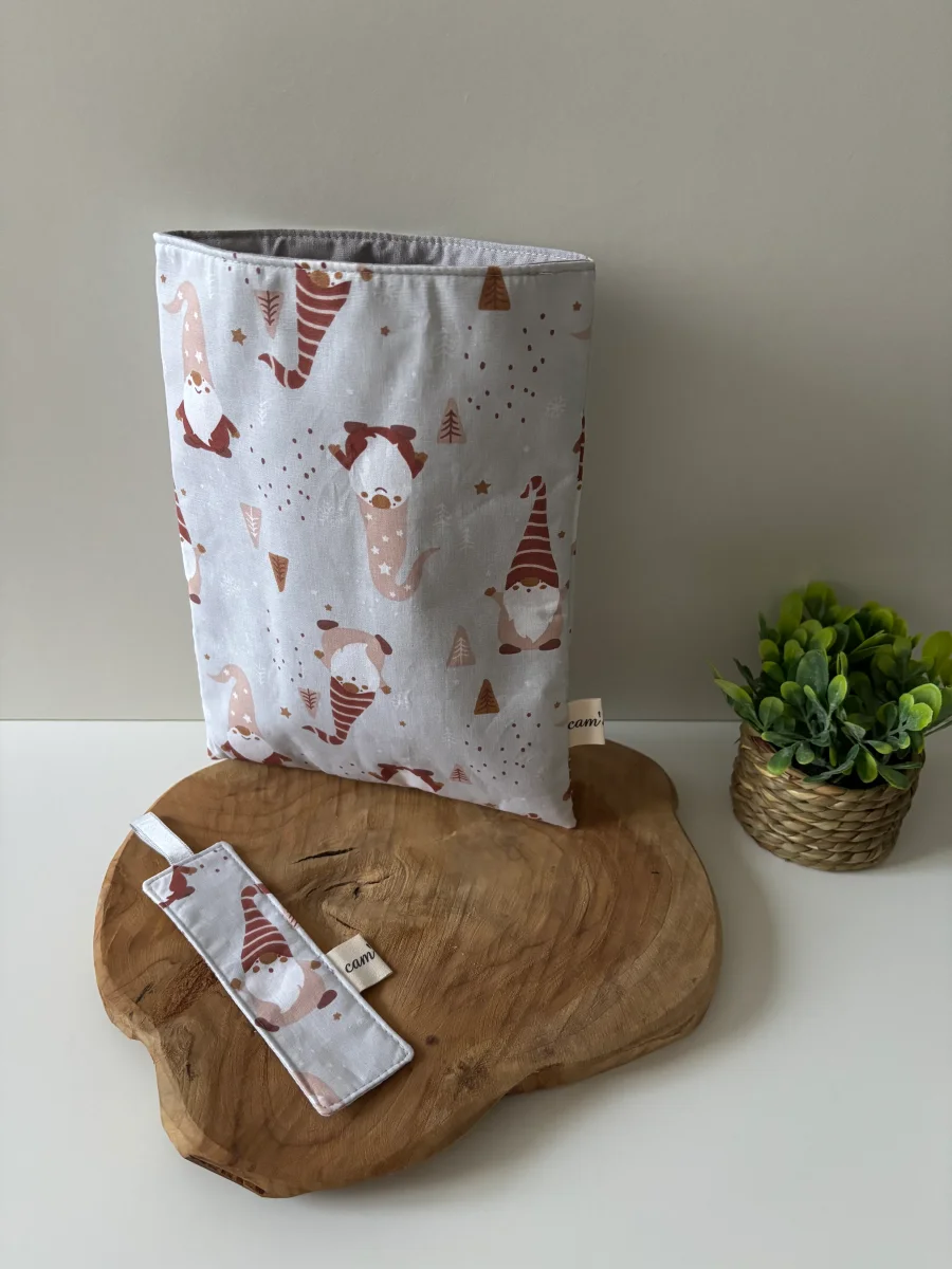 🎄 Coffret Lecture de Noël – Pochette à Livre + Marque-Page – Image 3