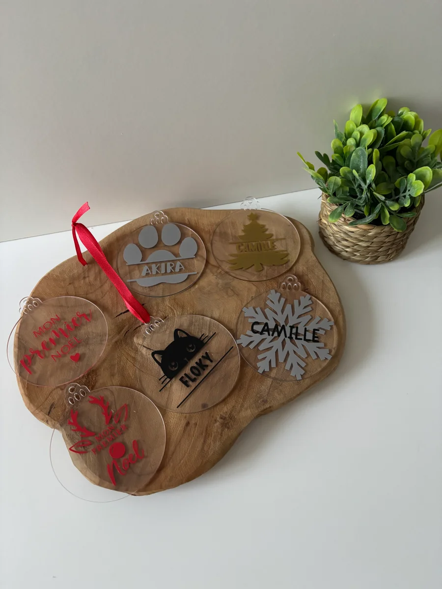 🎄 Boule de Noël personnalisable – Image 2