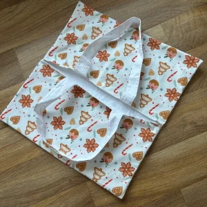 🎄 Sac à tarte réutilisable – Édition Noël 🎁