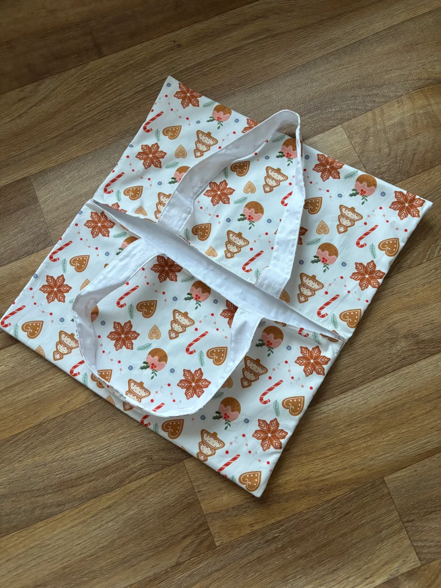 🎄 Sac à tarte réutilisable – Édition Noël 🎁 – Image 2