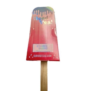 Popsicles Fraise Et Rhubarbe