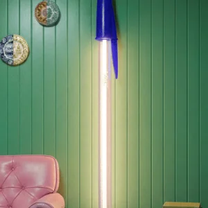 Lampe Bic Bleu