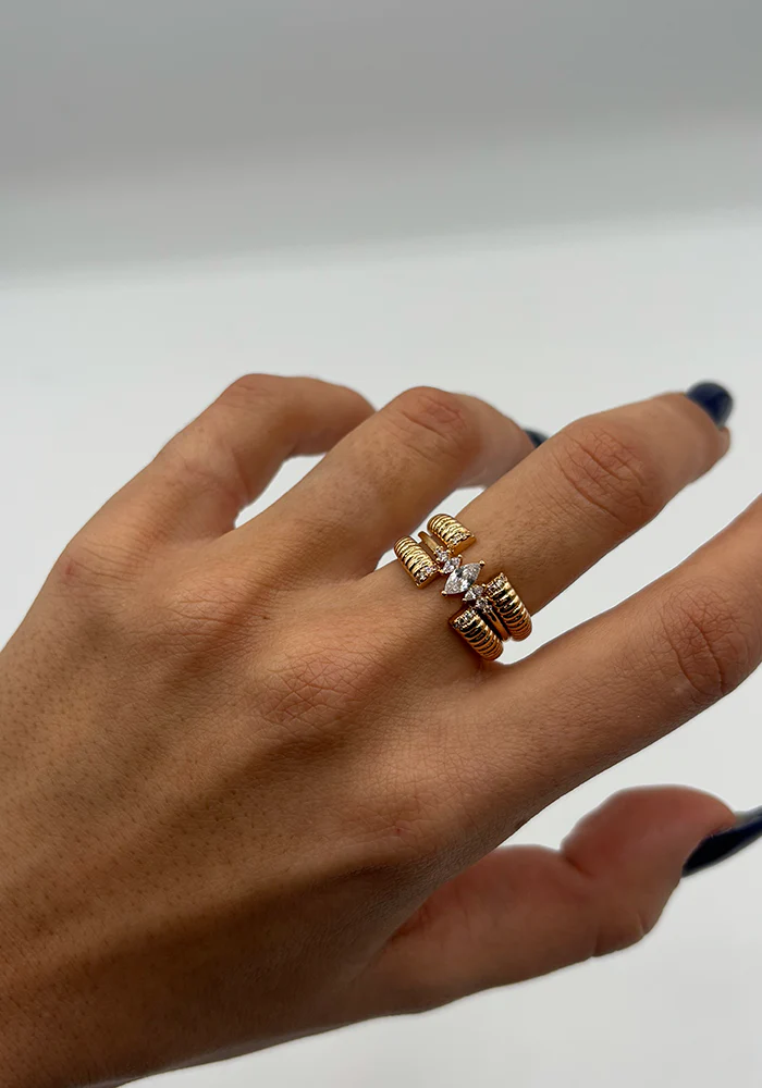 Bague Dina Plaqué Or – Image 5