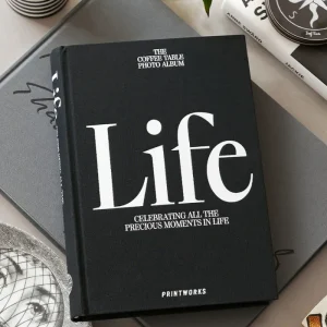 Livre Photo Life Noir