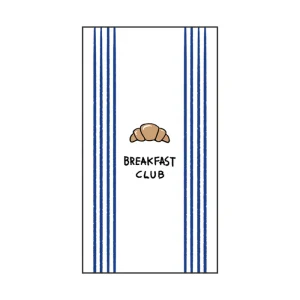 Lot De 15 Serviettes En Papier Rectangle Croissant