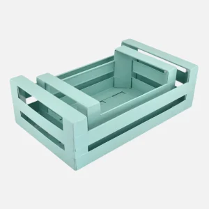 Lot De 2 Cagettes Céladon