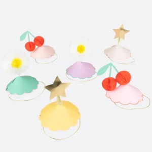 Lot De 6 Chapeaux Happy Icons