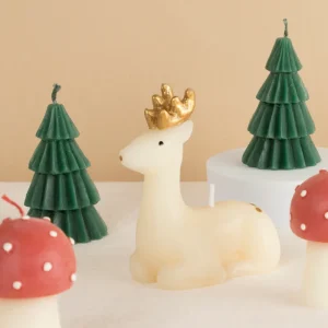 Lot de 5 Bougies De Noël