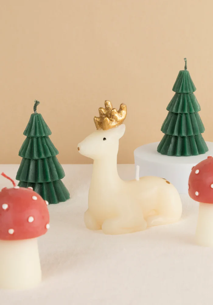 Lot de 5 Bougies De Noël – Image 2