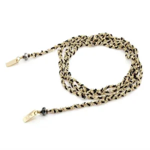 Bracelet N°182 Doré Et Noir