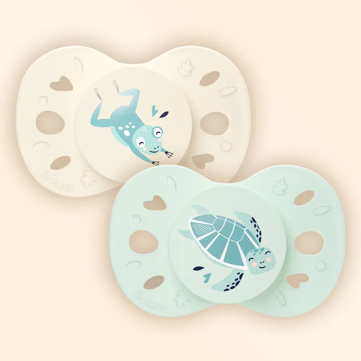 Lot de 2 sucettes anatomiques animaux – Image 9