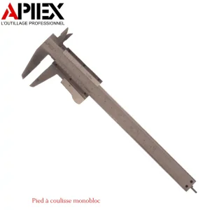 Pied à coulisse lecture 0.2mm (1/50ème)