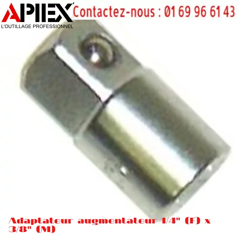 Adaptateur augmentateur 1/4" (F) x 3/8" (M) – Image 2