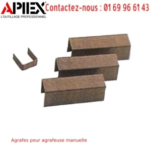 Agrafes pour agrafeuse manuelle