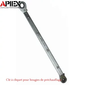 Clé à cliquet pour bougies de préchauffage