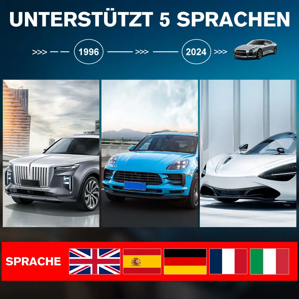 OBD II Diagnosegerät Auto Adapter Motor Fehlerauslesegerät Lesegerät ür Alle Fahrzeuge seit 1996 & Newer – Image 8