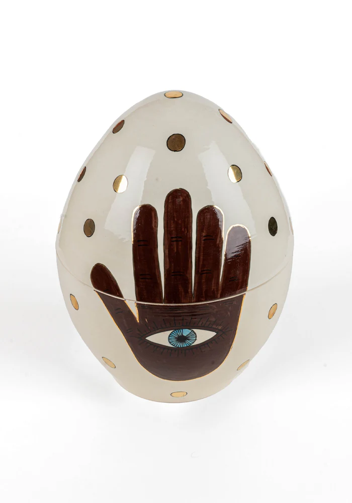 Bougie Oeuf Khmisa Grand Modèle – Image 3