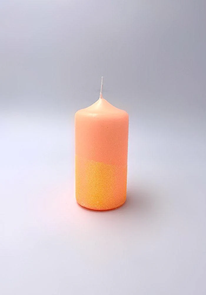 Bougie Dip Dye Glitter Orange – Image 2