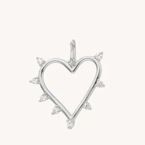 Pendentif Lovely Heart Argenté