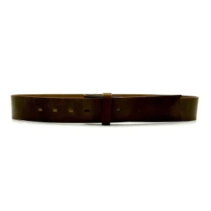Tige De Ceinture Cuir Preto Taupe
