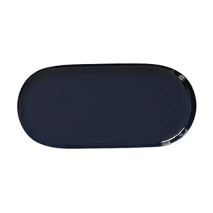 Plateau Ovale Bleu Marine