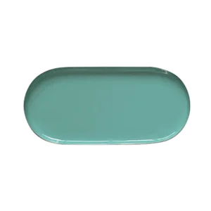 Plateau Ovale Turquoise