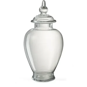 Jar En Verre Transparent Avec Couvercle