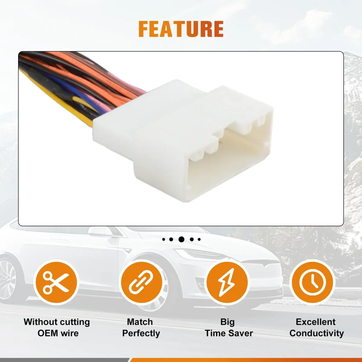 RAM Backup Camera Cable for Dodge RAM 2009-2012 & Grand Caravan 2008-2020, Connects to OEM Camera/Headrest (Grand Caravan Only) – Image 4