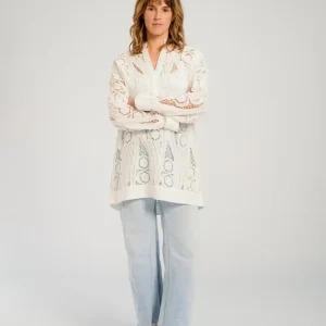 Robe Courte Dentelle Blanche New York