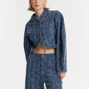 Veste Round Sleeve Denim