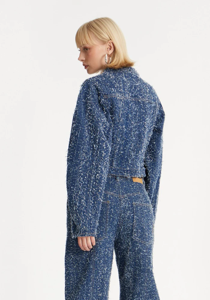 Veste Round Sleeve Denim – Image 3