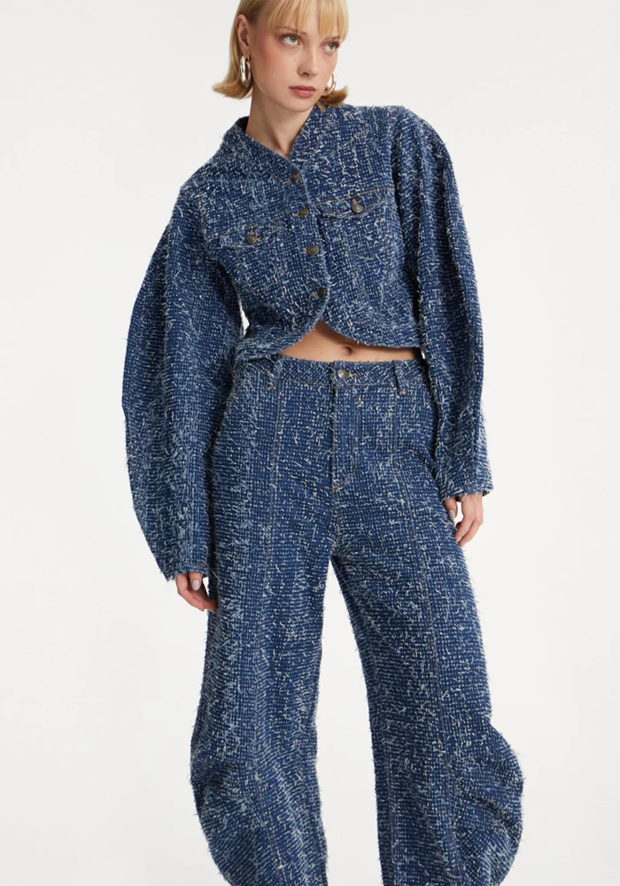 Veste Round Sleeve Denim – Image 4