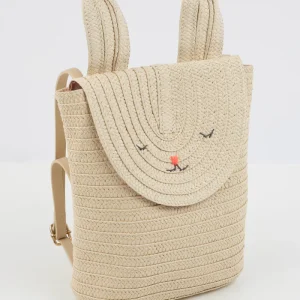 Sac À Dos En Raphia Lapin