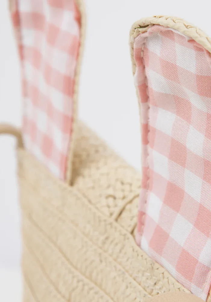 Sac À Dos En Raphia Lapin – Image 5