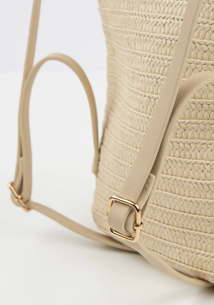 Sac À Dos En Raphia Lapin – Image 7