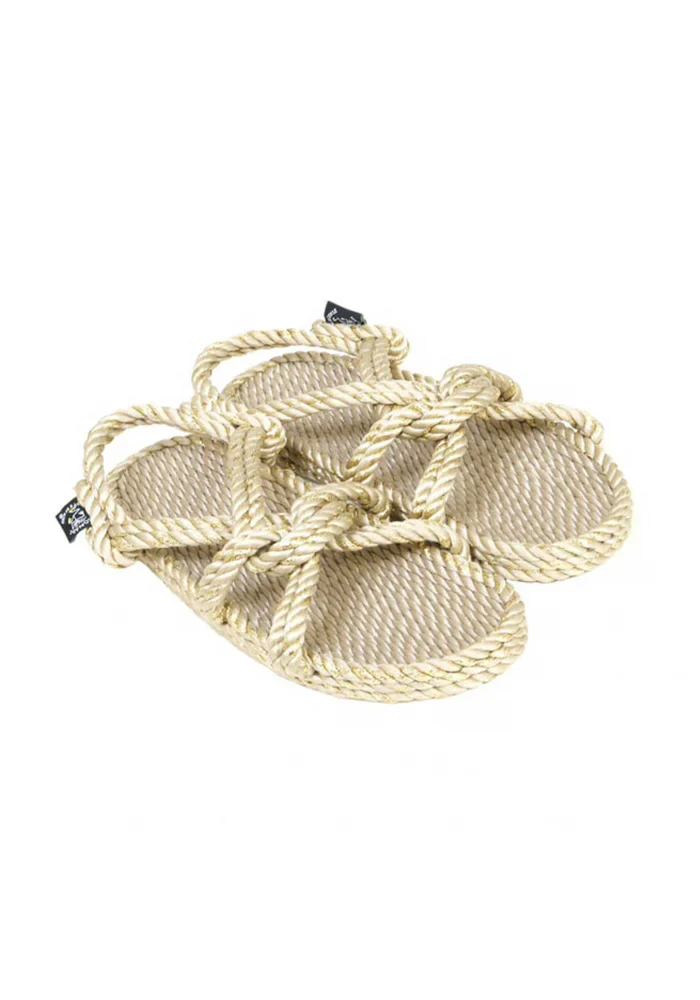 Sandales Mountain Momma Beige et Dorées – Image 2