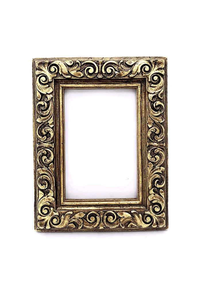 Cadre Photo Aux Moulures Vieillies - Petit Format