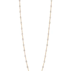 Sautoir Classique Gigi Or Rose Et Résines Sparkle 86cm