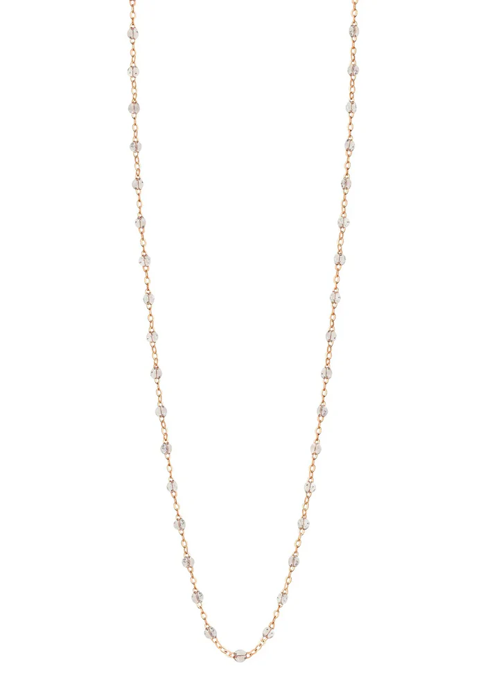 Sautoir Classique Gigi Or Rose Et Résines Sparkle 86cm – Image 2