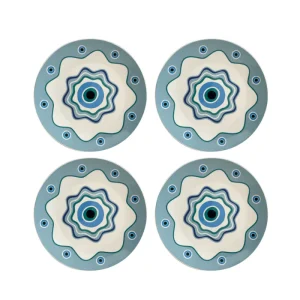 Set De 4 Assiettes À Dessert Regard Sixties