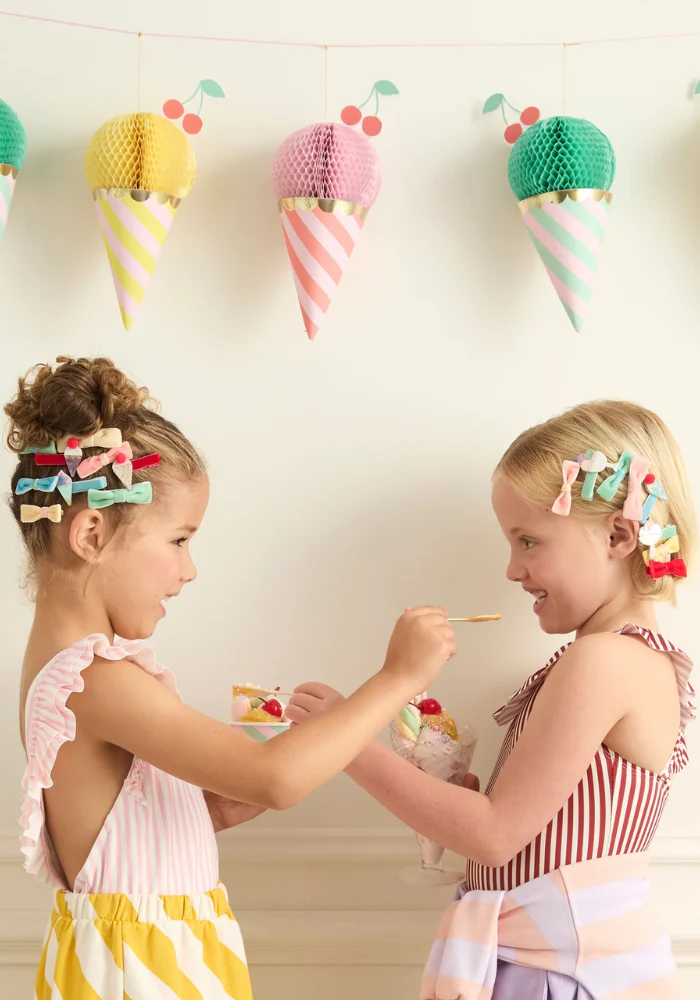 Set De 6 Barrettes Cornet De Glace – Image 2