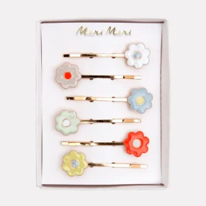 Set De 6 Pinces À Cheveux Fleurs