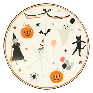 Set De 8 Assiettes En Papier Halloween