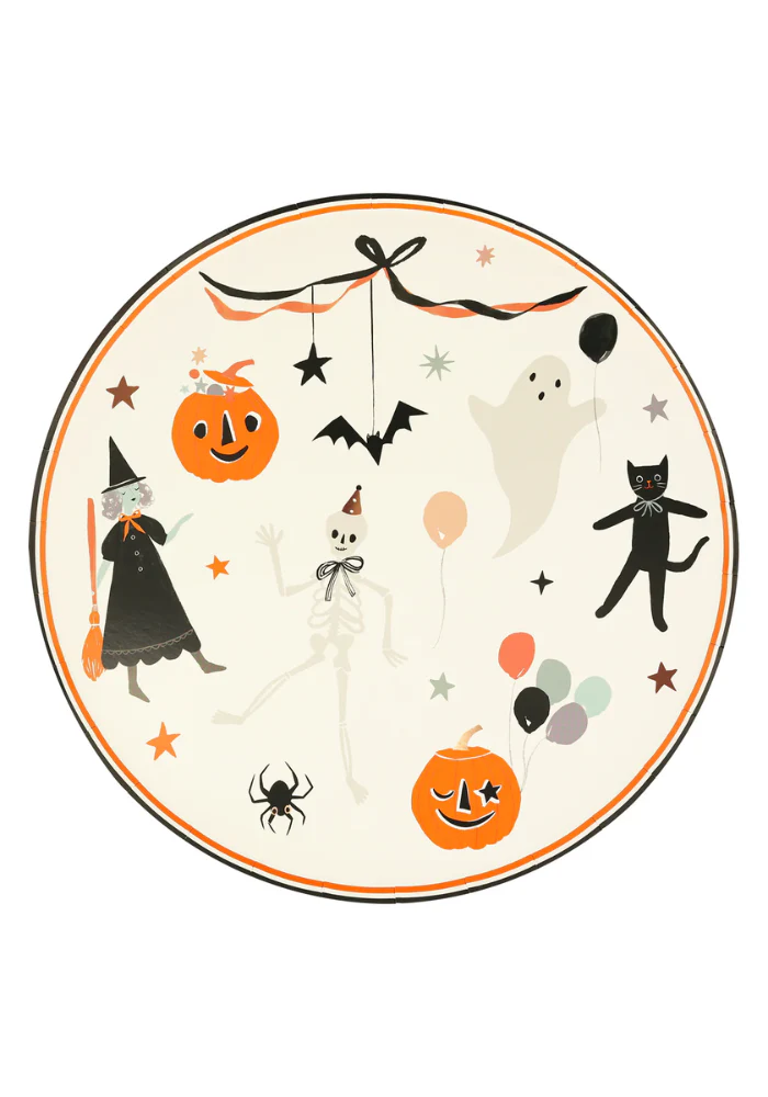Set De 8 Assiettes En Papier Halloween