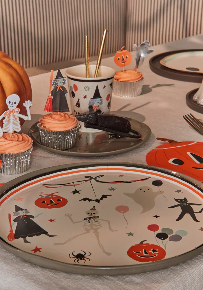 Set De 8 Assiettes En Papier Halloween – Image 3