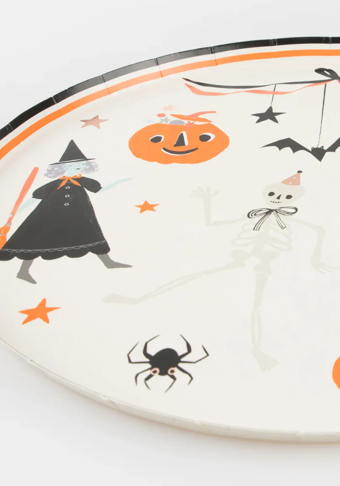 Set De 8 Assiettes En Papier Halloween – Image 4